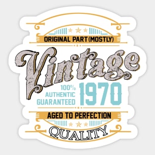 Premium Quality original part (mostly) vintage 1970 Sticker